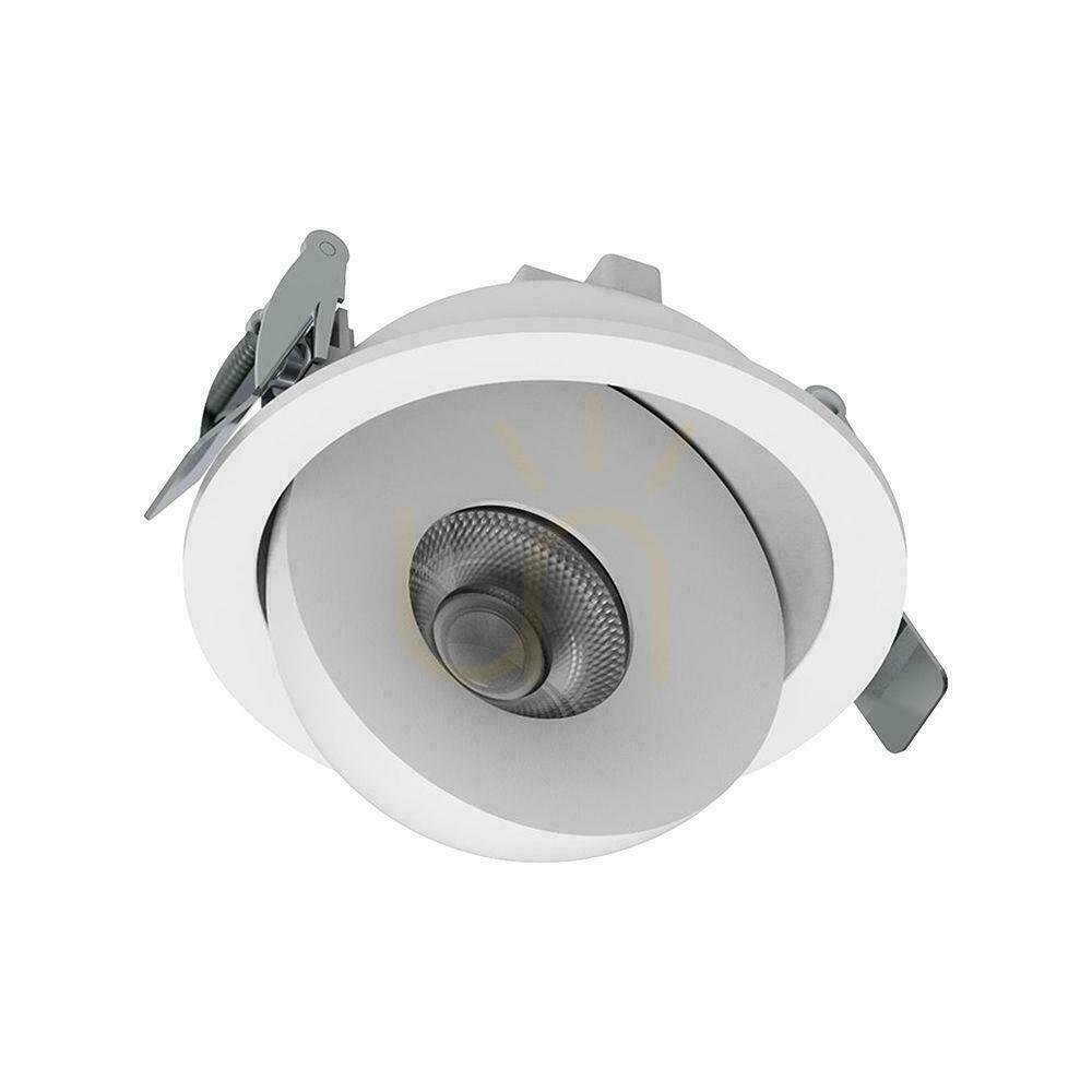 Kontrollera V-TAC LED CREE infälld, vinklingsbar downlight, 12 W, CRI 90+, CCT, IP44, vit, VT-110011CCT, 800 lm, 6 års garanti V-TAC LED CREE infälld, vinklingsbar downlight, 12 W, CRI 90+, CCT, IP44, vit, VT-110011CCT, 800 lm, 6 års garanti
