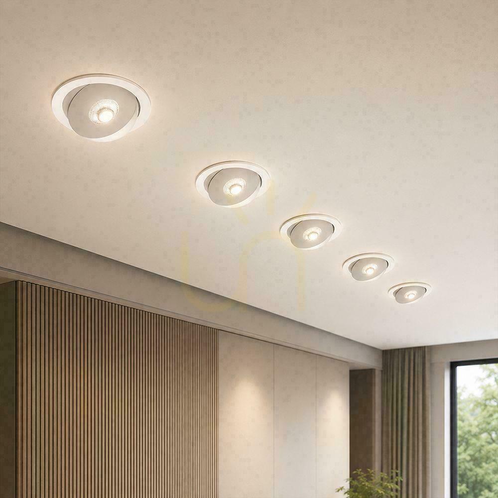 Visa V-TAC LED CREE infälld, vinklingsbar downlight, 18 W, CRI 90+, CCT, IP44, vit, VT-110017CCT, 1 350 lm, 6 års garanti V-TAC LED CREE infälld, vinklingsbar downlight, 18 W, CRI 90+, CCT, IP44, vit, VT-110017CCT, 1 350 lm, 6 års garanti