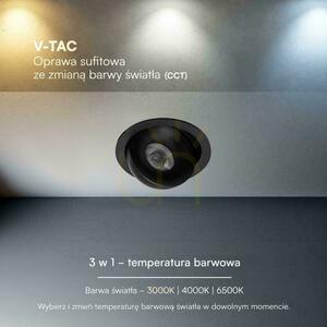 V-TAC LED CREE infälld, vinklingsbar downlight, 18 W, CRI 90+, CCT, IP44, vit, VT-110017CCT, 1 350 lm, 6 års garanti 5 V-TAC LED CREE infälld, vinklingsbar downlight, 18 W, CRI 90+, CCT, IP44, vit, VT-110017CCT, 1 350 lm, 6 års garanti small 5