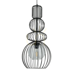 Kago svart taklampa 1 Xe27 small 7