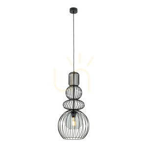 Kago svart taklampa 1 Xe27 small 8