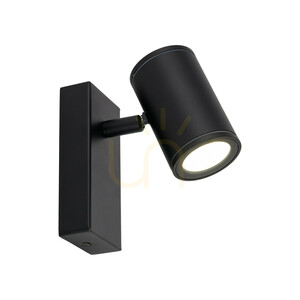 Nexo Black GU10 vägglampa IP44 small 4