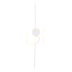 Lora vit LED-vägglampa small 4