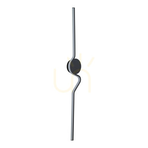 Lora svart LED-vägglampa small 3