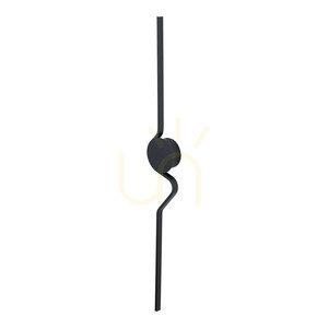 Lora svart LED-vägglampa small 5