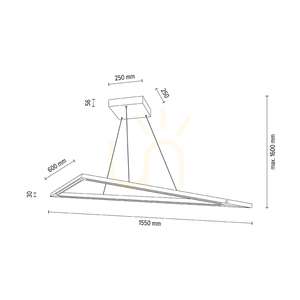 Vinci taklampa, oljad ek/matt nickel, 1xLED 35 W, belysning uppåt och nedåt, 155 cm 5 Vinci taklampa, oljad ek/matt nickel, 1xLED 35 W, belysning uppåt och nedåt, 155 cm small 5