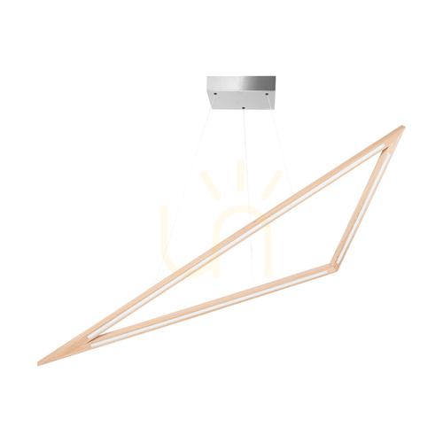 Kontrollera Vinci taklampa, oljad ek/matt nickel, 1xLED 35 W, belysning uppåt och nedåt, 155 cm
