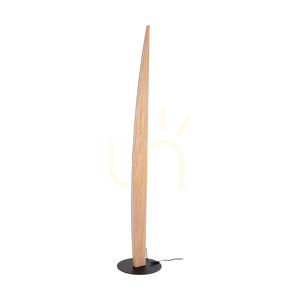 Golvlampa Dubai, oljad ek/svart, 1xLED 33 W, Ø30 cm small 0