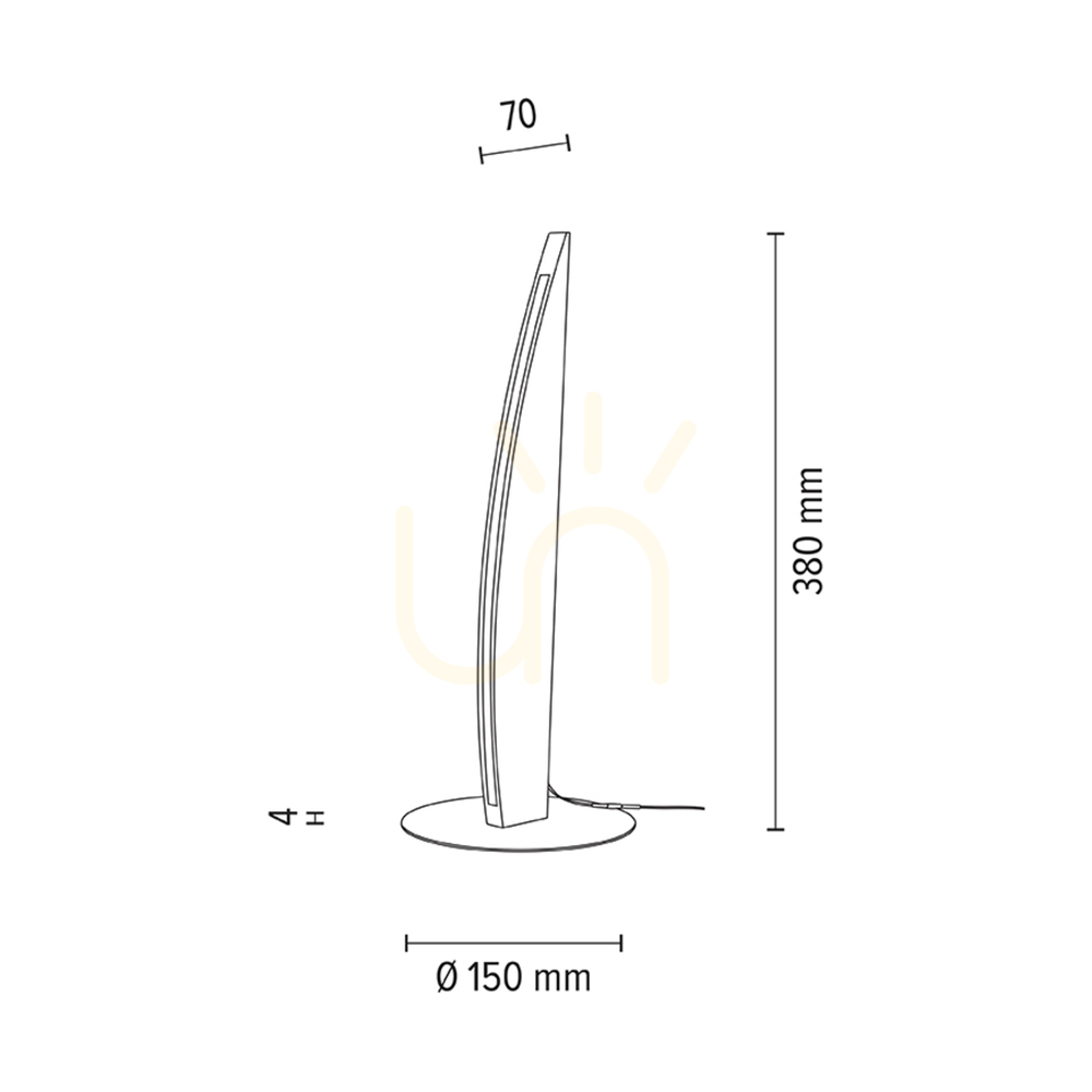 Förhandsvisning Dubai bordslampa, oljad ek/matt nickel, 1xLED 8 W, Ø15 cm Dubai bordslampa, oljad ek/matt nickel, 1xLED 8 W, Ø15 cm