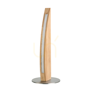 Dubai bordslampa, oljad ek/matt nickel, 1xLED 8 W, Ø15 cm 0 Dubai bordslampa, oljad ek/matt nickel, 1xLED 8 W, Ø15 cm small 0