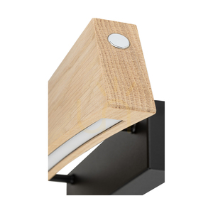 Ziad vägglampa, oljad ek/svart, 1xLED 11,5 W, 56 cm 3 Ziad vägglampa, oljad ek/svart, 1xLED 11,5 W, 56 cm small 3