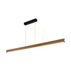 Brinova TWIN pendellampa 160 cm, oljad ek och svart, LED 42 W 3000 K, uppåt- och nedåtriktat ljus small 1