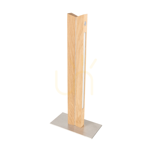 Kontrollera Dubbel bordslampa, oljad ek/matt nickel, 2xLED 9,5 W, 20 cm