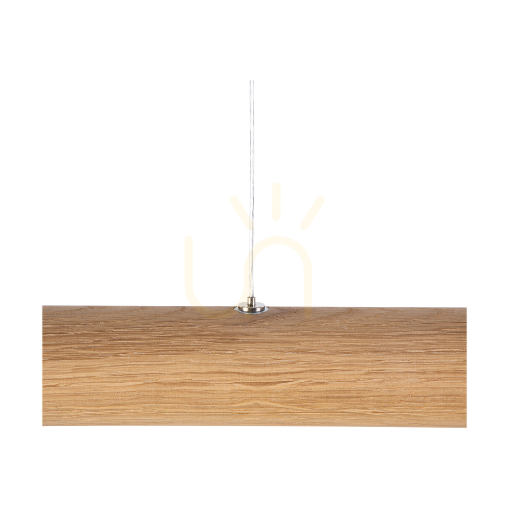 Utsikt Conor taklampa, oljad ek/svart, 1xLED 34,5 W, upp- och nedriktad belysning, 120 cm Conor taklampa, oljad ek/svart, 1xLED 34,5 W, upp- och nedriktad belysning, 120 cm
