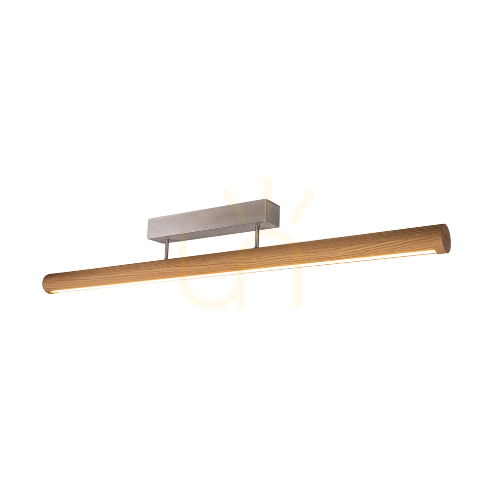 Utsikt Conor taklampa, oljad ek/matt nickel, 1xLED 34,5 W, upp- och nedriktad belysning, 120 cm Conor taklampa, oljad ek/matt nickel, 1xLED 34,5 W, upp- och nedriktad belysning, 120 cm