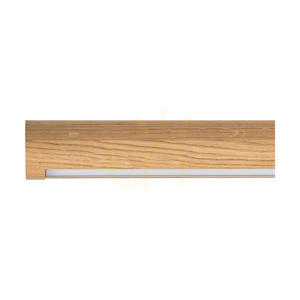 Förhandsvisning Conor taklampa, oljad ek/matt nickel, 1xLED 34,5 W, upp- och nedriktad belysning, 120 cm Conor taklampa, oljad ek/matt nickel, 1xLED 34,5 W, upp- och nedriktad belysning, 120 cm