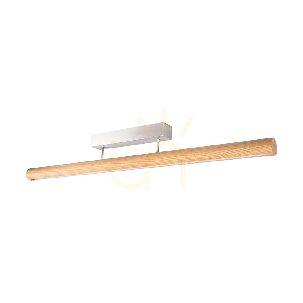 Kontrollera Conor taklampa, oljad ek/matt nickel, 1xLED 34,5 W, upp- och nedriktad belysning, 120 cm Conor taklampa, oljad ek/matt nickel, 1xLED 34,5 W, upp- och nedriktad belysning, 120 cm