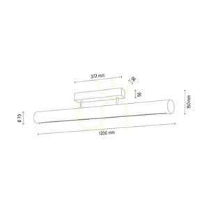 Conor taklampa, oljad ek/svart, 1xLED 34,5 W, upp- och nedriktad belysning, 120 cm 4 Conor taklampa, oljad ek/svart, 1xLED 34,5 W, upp- och nedriktad belysning, 120 cm small 4