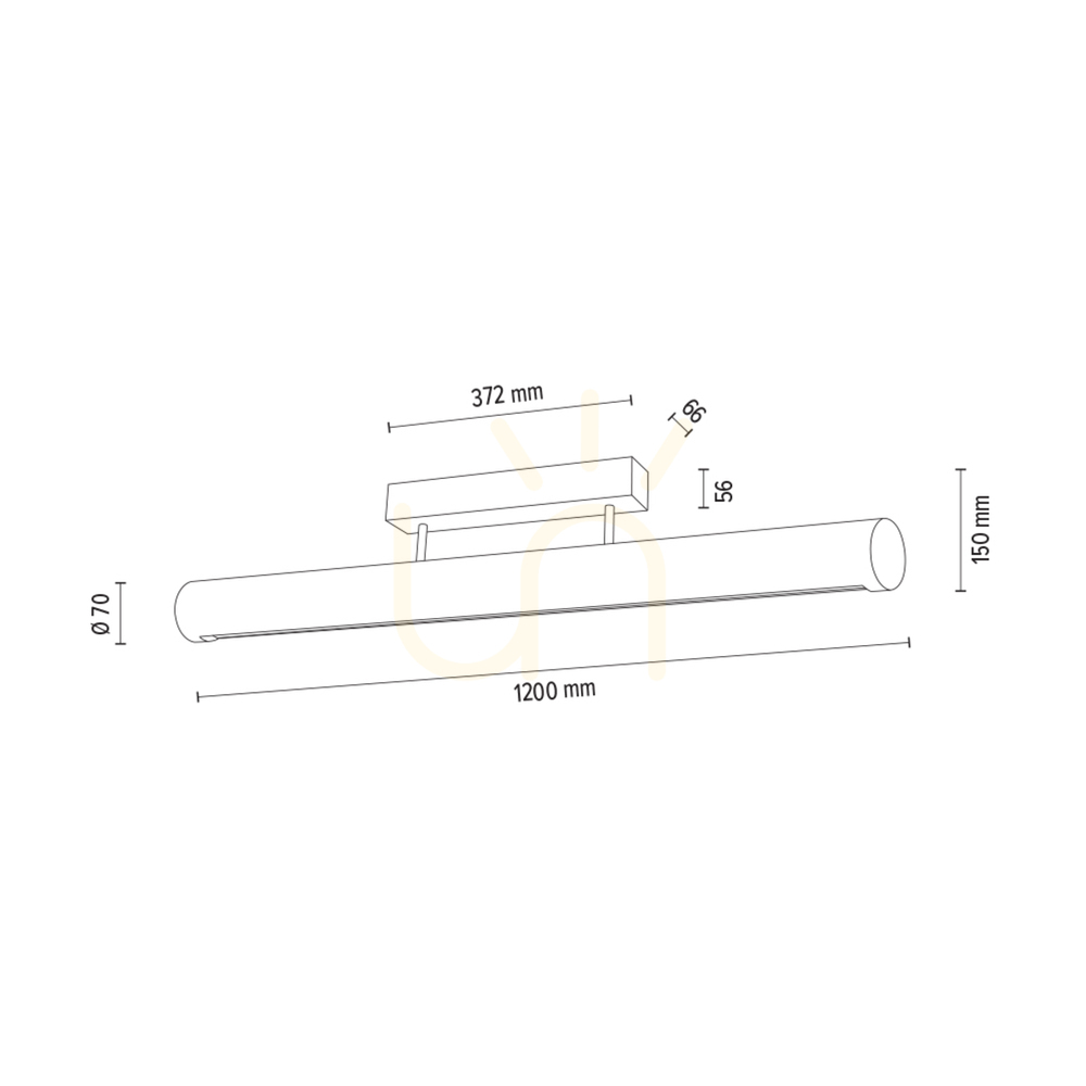 Visa Conor taklampa, oljad ek/svart, 1xLED 34,5 W, upp- och nedriktad belysning, 120 cm Conor taklampa, oljad ek/svart, 1xLED 34,5 W, upp- och nedriktad belysning, 120 cm