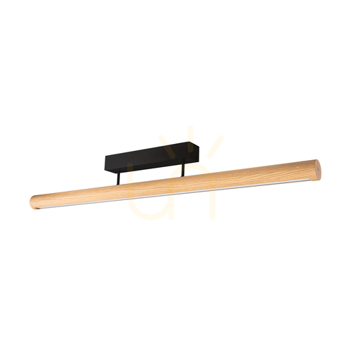 Kontrollera Conor taklampa, oljad ek/svart, 1xLED 34,5 W, upp- och nedriktad belysning, 120 cm