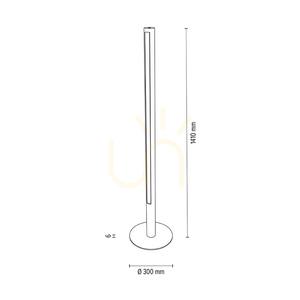 Conor golvlampa, oljad ek/svart, 1xLED 32 W, Ø30 cm 4 Conor golvlampa, oljad ek/svart, 1xLED 32 W, Ø30 cm small 4