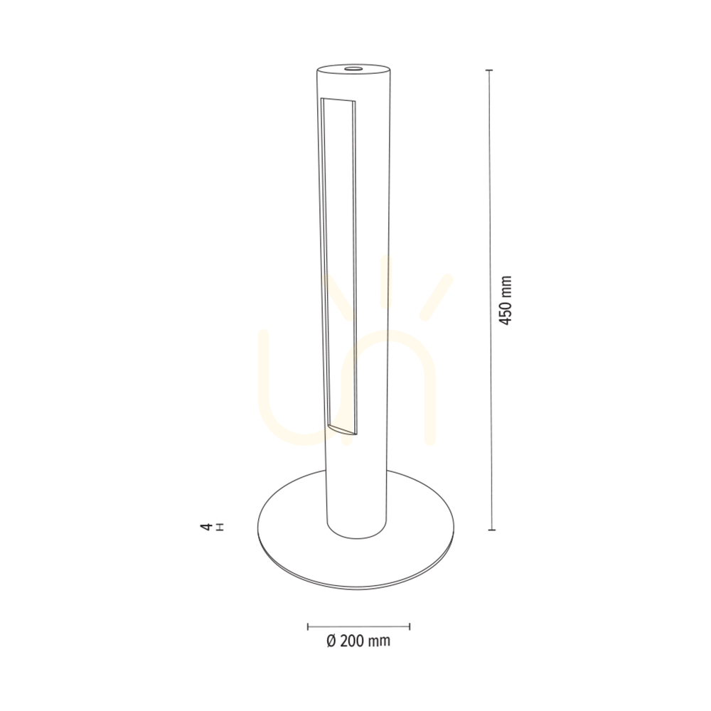 Visa Conor bordslampa, oljad ek/svart, 1xLED 9 W, Ø20 cm Conor bordslampa, oljad ek/svart, 1xLED 9 W, Ø20 cm
