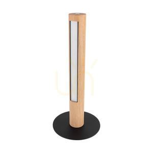 Conor bordslampa, oljad ek/svart, 1xLED 9 W, Ø20 cm 0 Conor bordslampa, oljad ek/svart, 1xLED 9 W, Ø20 cm small 0