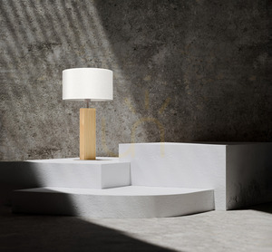 Riflet bordslampa, oljad ek/matt nickel, vit lampskärm, 1xE27, 36 cm 3 Riflet bordslampa, oljad ek/matt nickel, vit lampskärm, 1xE27, 36 cm small 3