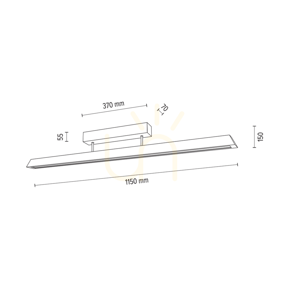 Förhandsvisning Derott taklampa, oljad ek/matt nickel, 3xLED, 42 W, 115 cm Derott taklampa, oljad ek/matt nickel, 3xLED, 42 W, 115 cm