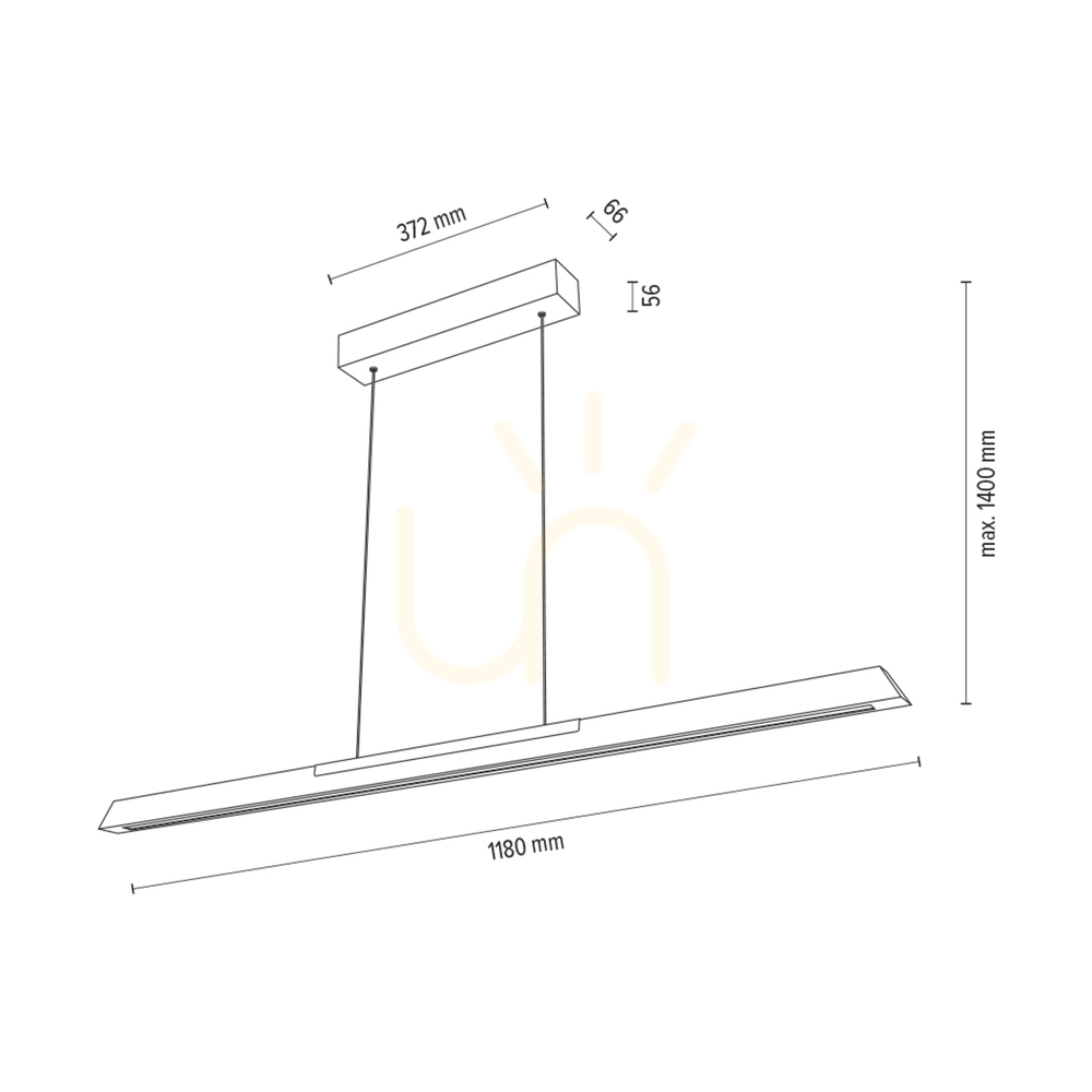 Kontrollera Jonas taklampa, oljad ek/svart, 1xLED 17,3 W, upp- och nedriktad belysning, 118 cm Jonas taklampa, oljad ek/svart, 1xLED 17,3 W, upp- och nedriktad belysning, 118 cm