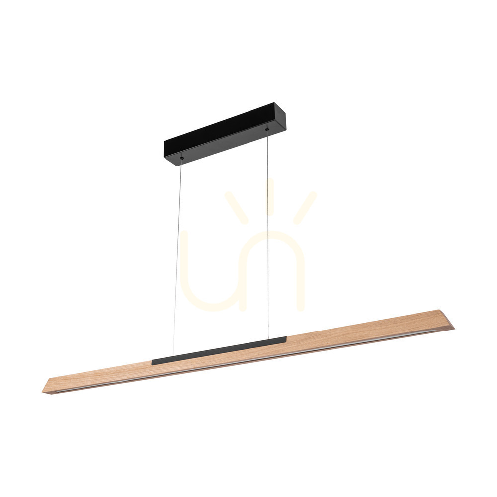 Kontrollera Jonas taklampa, oljad ek/svart, 1xLED 17,3 W, upp- och nedriktad belysning, 118 cm Jonas taklampa, oljad ek/svart, 1xLED 17,3 W, upp- och nedriktad belysning, 118 cm