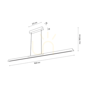 Jonas taklampa, oljad ek/svart, 1xLED 25 W, upp- och nedriktad belysning, 160 cm 3 Jonas taklampa, oljad ek/svart, 1xLED 25 W, upp- och nedriktad belysning, 160 cm small 3