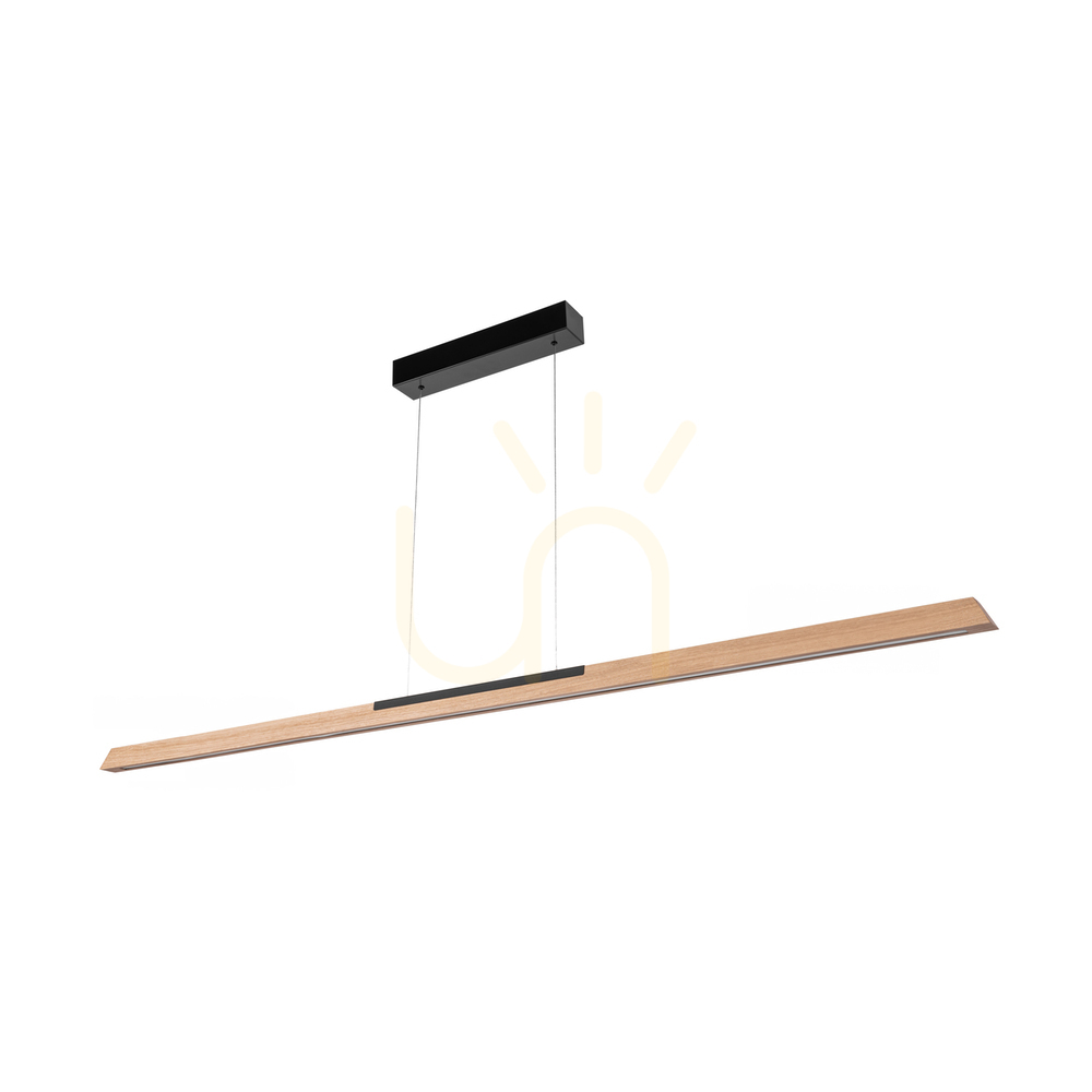 Kontrollera Jonas taklampa, oljad ek/svart, 1xLED 25 W, upp- och nedriktad belysning, 160 cm Jonas taklampa, oljad ek/svart, 1xLED 25 W, upp- och nedriktad belysning, 160 cm