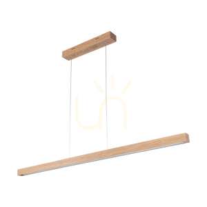 Smal CCT-pendellampa, oljad ek, 1xLED, 36,9 W, 120 cm small 0