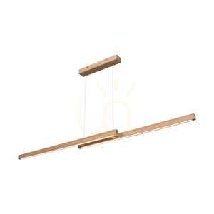 Smal CCT-pendellampa, oljad ek, 2xLED, 34,3 W, 150 cm small 0