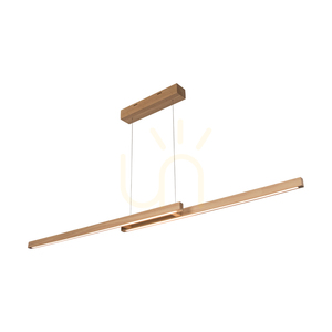 Brinova SMAL CCT-pendellampa, oljad ek, 2×LED 34,3 W, 150 cm small 1