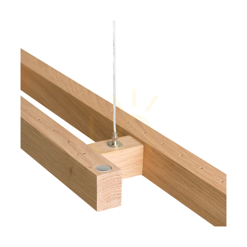 Kontrollera Brinova SMAL CCT-pendellampa, oljad ek, 2×LED 34,3 W, 150 cm
