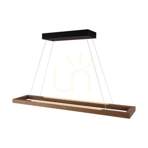 Legno taklampa, oljad ek/svart, 3xLED, 68 W, belysning uppåt och nedåt, 124,5 cm small 2