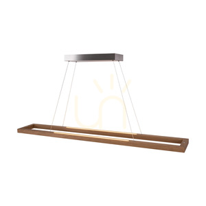 Legno taklampa, oljad ek/matt nickel, 3xLED, 80 W, belysning uppåt och nedåt, 164,5 cm small 2