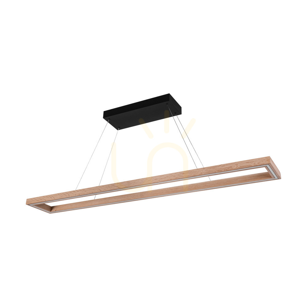 Kontrollera Legno taklampa, oljad ek/svart, 3xLED, 80 W, belysning uppåt och nedåt, 164,5 cm Legno taklampa, oljad ek/svart, 3xLED, 80 W, belysning uppåt och nedåt, 164,5 cm