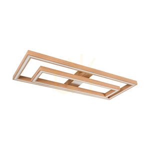 Ramme taklampa/vägglampa, oljad ek/matt nickel, 2xLED, 55,5 W, 83,7 cm small 2