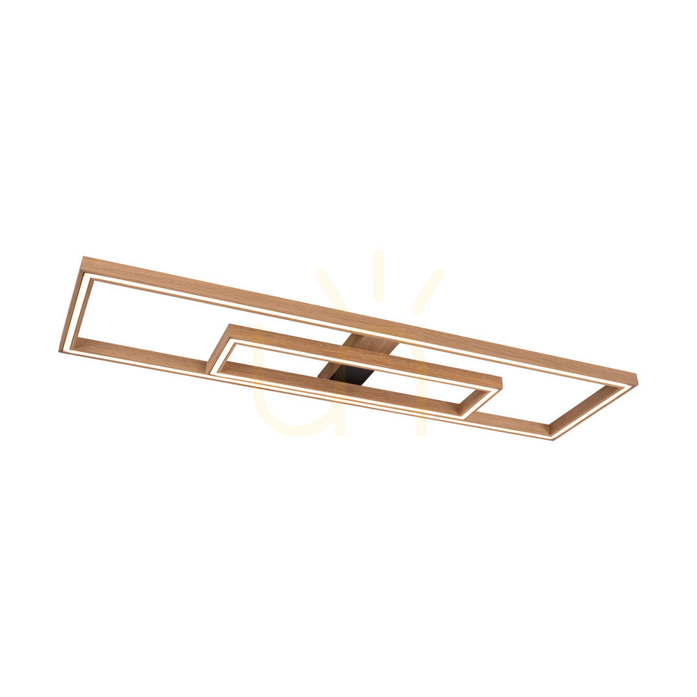 Display Ramme taklampa/vägglampa, oljad ek/svart, 2xLED, 67,5 W, 123,7 cm Ramme taklampa/vägglampa, oljad ek/svart, 2xLED, 67,5 W, 123,7 cm