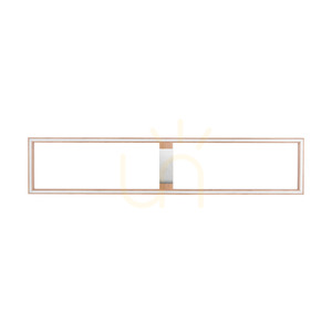Ramme taklampa/vägglampa, oljad ek/matt nickel, 1xLED 57 W, 163,7 cm 0 Ramme taklampa/vägglampa, oljad ek/matt nickel, 1xLED 57 W, 163,7 cm small 0