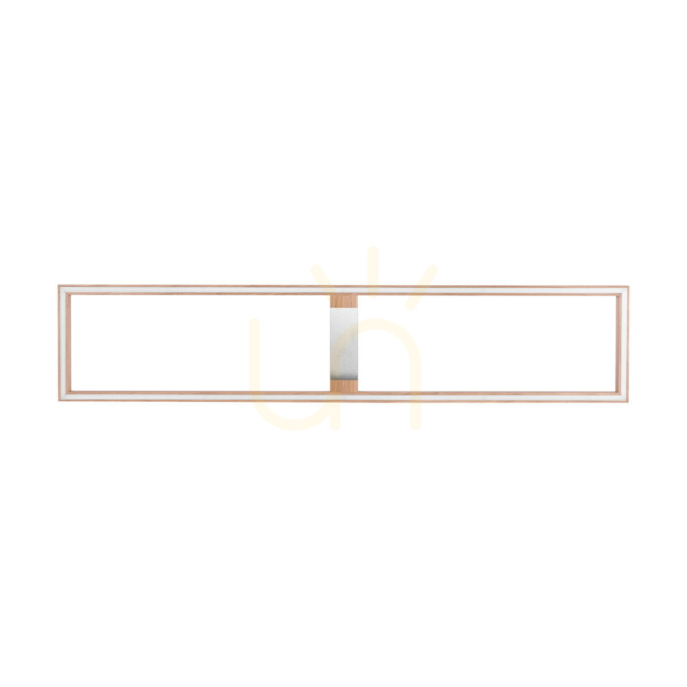Kontrollera Ramme taklampa/vägglampa, oljad ek/matt nickel, 1xLED 57 W, 163,7 cm Ramme taklampa/vägglampa, oljad ek/matt nickel, 1xLED 57 W, 163,7 cm