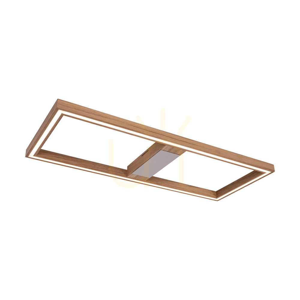 Display Ramme taklampa/vägglampa, oljad ek/matt nickel, 1xLED 33 W, 83,7 cm Ramme taklampa/vägglampa, oljad ek/matt nickel, 1xLED 33 W, 83,7 cm