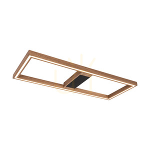 Ramme taklampa/vägglampa, oljad ek/svart, 1xLED 33 W, 83,7 cm 3 Ramme taklampa/vägglampa, oljad ek/svart, 1xLED 33 W, 83,7 cm small 3