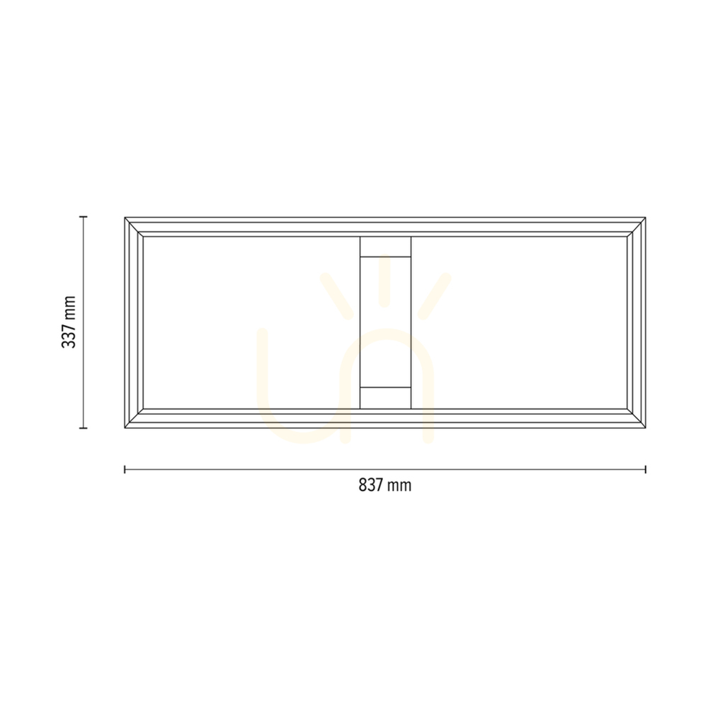 Visa Ramme taklampa/vägglampa, oljad ek/svart, 1xLED 33 W, 83,7 cm Ramme taklampa/vägglampa, oljad ek/svart, 1xLED 33 W, 83,7 cm