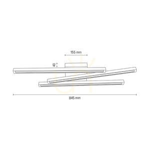 Linus taklampa/vägglampa, oljad ek, 3xLED, 29 W, 84,5 cm 5 Linus taklampa/vägglampa, oljad ek, 3xLED, 29 W, 84,5 cm small 5
