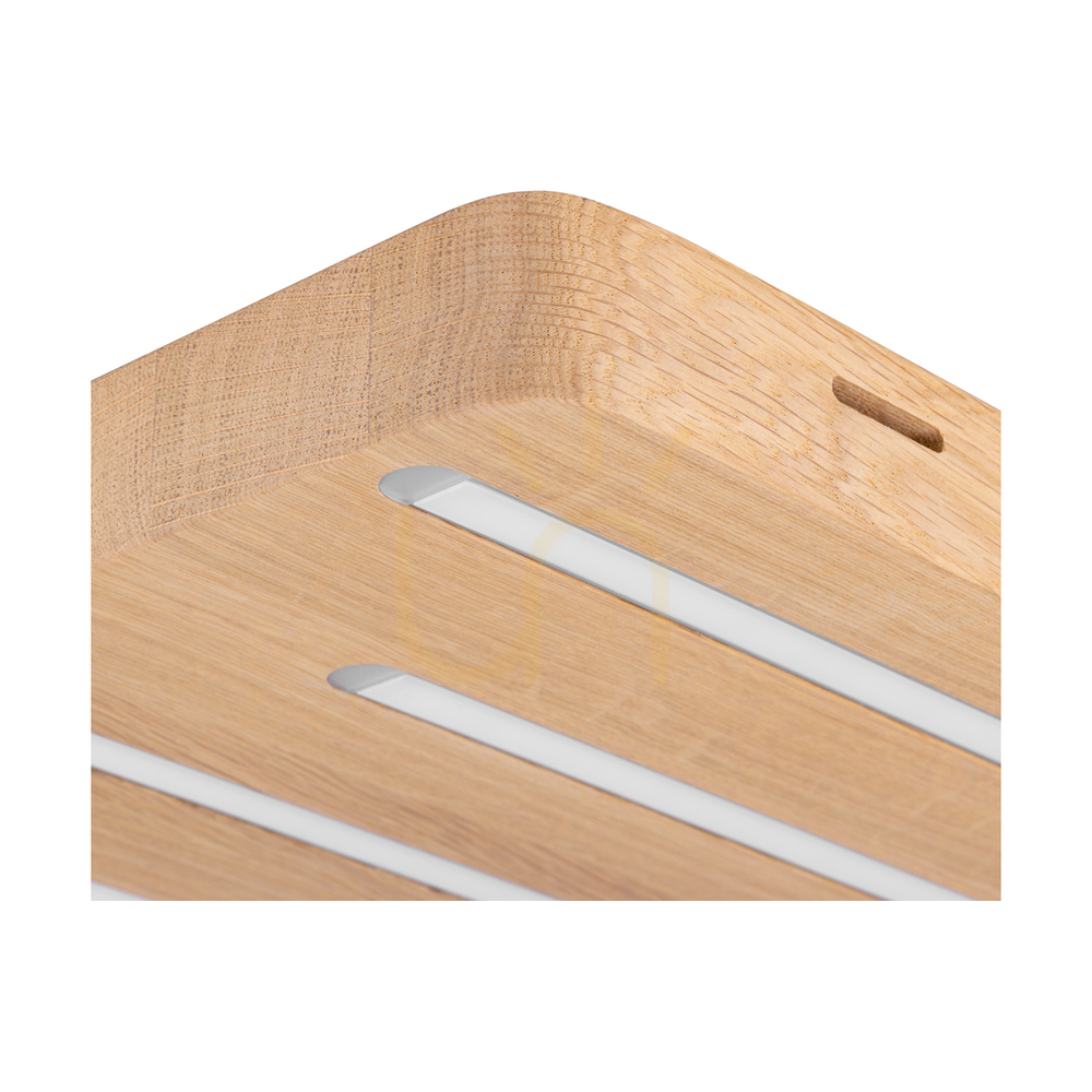 Förhandsvisning Neele taklampa/vägglampa, oljad ek, 5 x LED, 19,5 W, 34 cm Neele taklampa/vägglampa, oljad ek, 5 x LED, 19,5 W, 34 cm