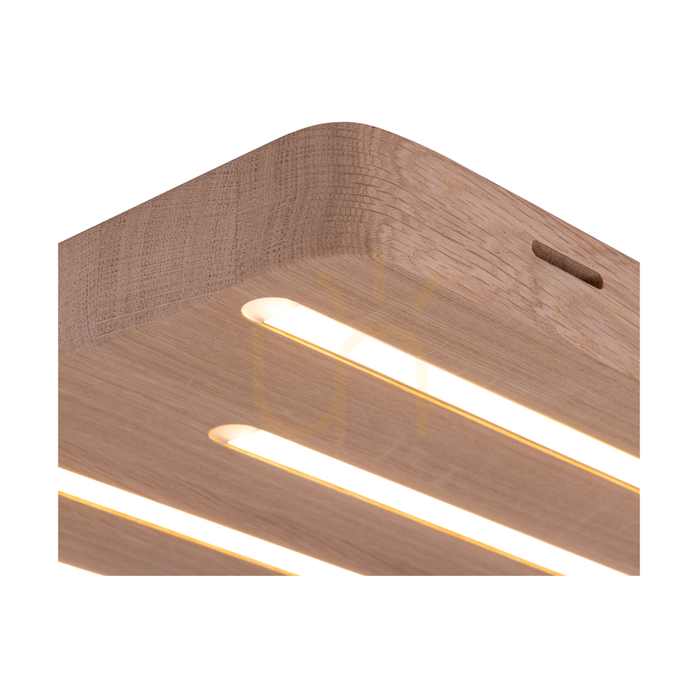 Display Neele taklampa/vägglampa, oljad ek, 5 x LED, 19,5 W, 34 cm Neele taklampa/vägglampa, oljad ek, 5 x LED, 19,5 W, 34 cm